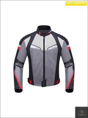 Men's Summer Motorcycle Jacket CE Armor 3D Mesh Breathable Riding